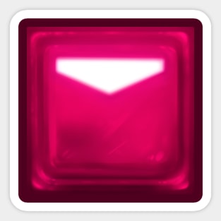 Beat Saber - Custom Colors - Red Ruby - Block Cube Sticker